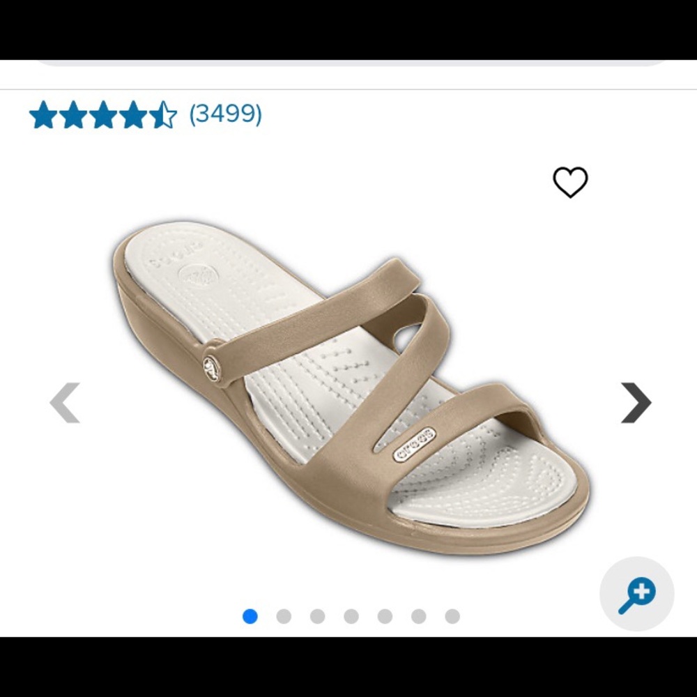 Womens “Patricia” croc slides
